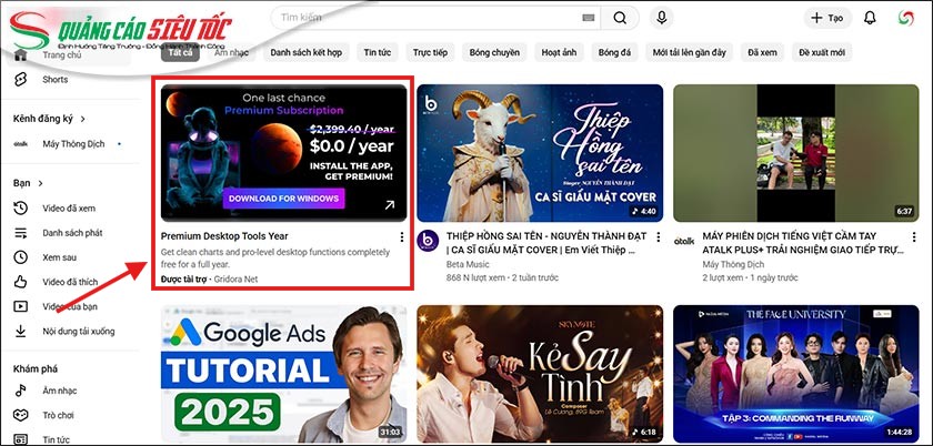 Quảng cáo video trong nguồn cấp dữ liệu Quảng cáo video trong nguồn cấp dữ liệu