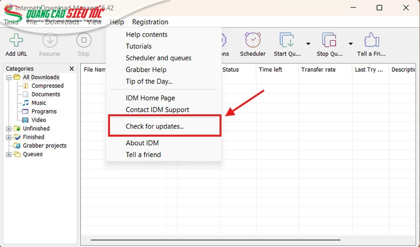 Cập nhật IDM lên phiên bản mới nhất