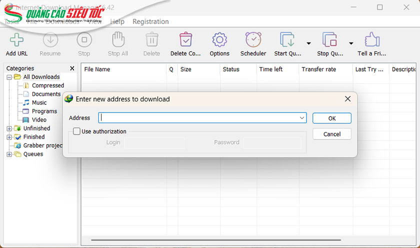 Dán link video YouTube