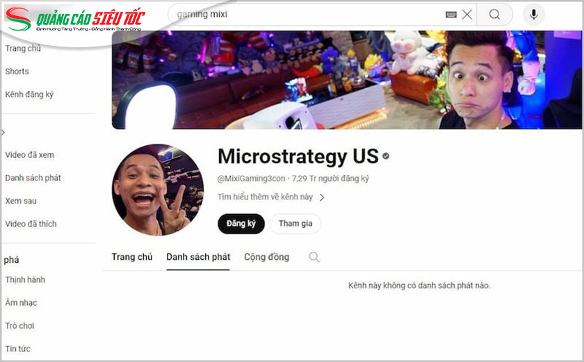 Kênh YouTube bị hack