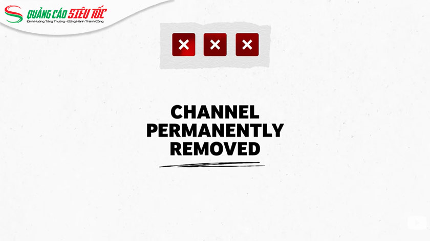 Các trường hợp không thể khôi phục kênh Youtube bị xoá