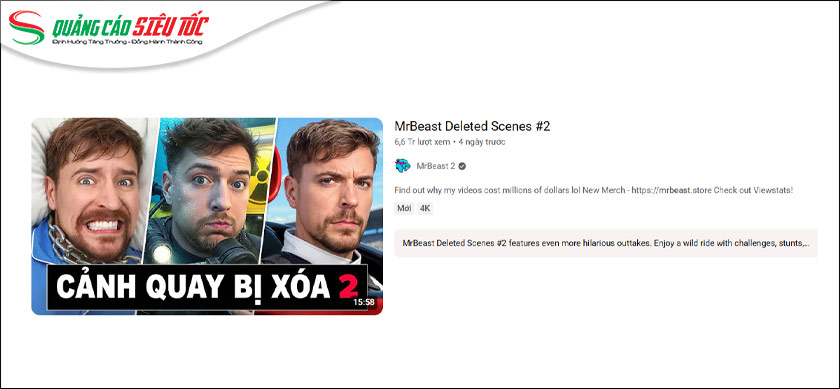 Thumbnail dạng mặt ngạc nhiên kết hợp chữ ngắn