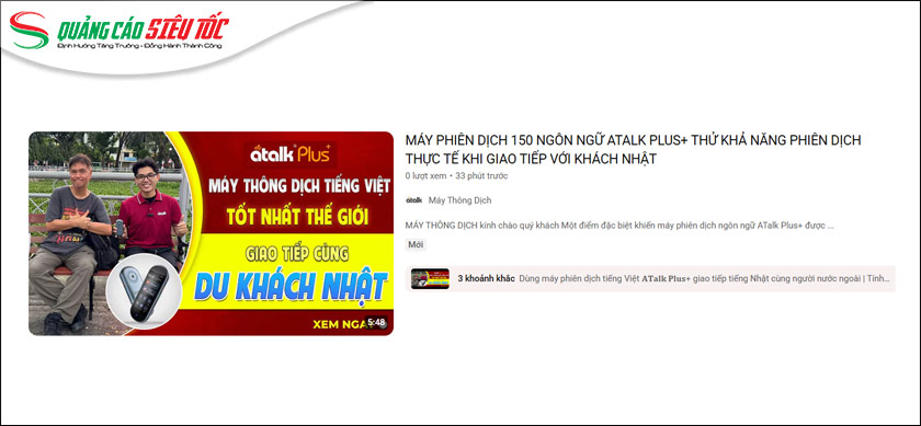 Thumbnail tập trung nhiều vào chữ