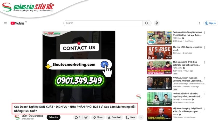 Đặt title video Youtube khác biệt