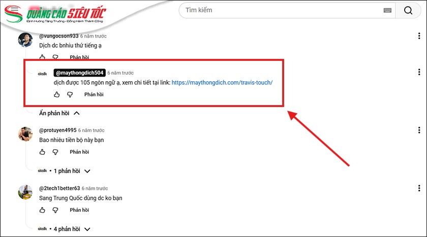 Tương tác với người xem như rep Comment...