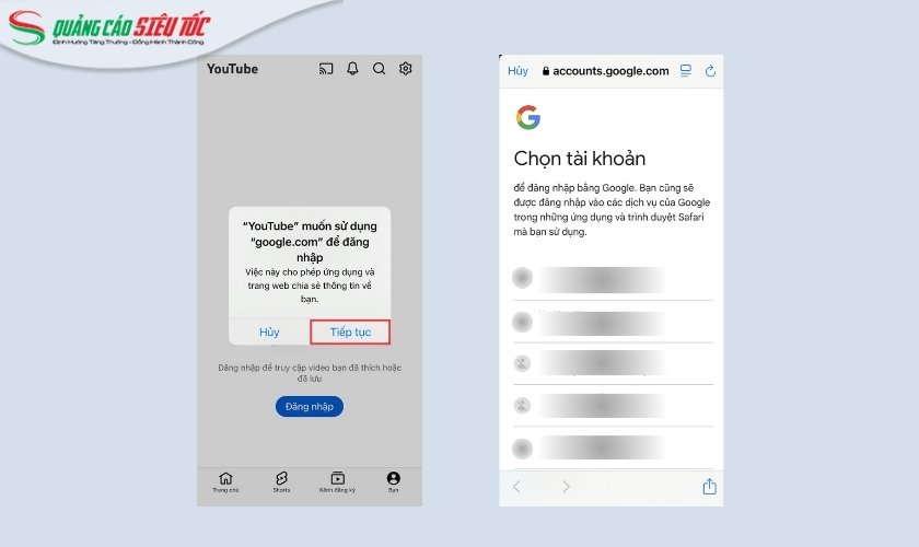 Xác minh tài khoản Youtube qua gmail