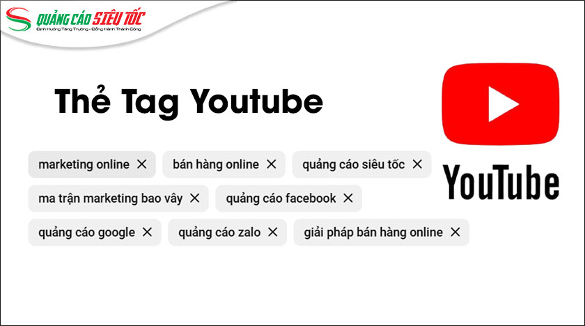 Thẻ tag kênh YouTube