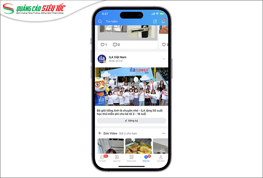 Quảng cáo Form Zalo Quảng cáo Form Zalo