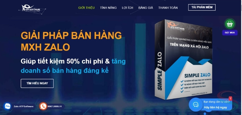 Phần mềm Simple Zalo