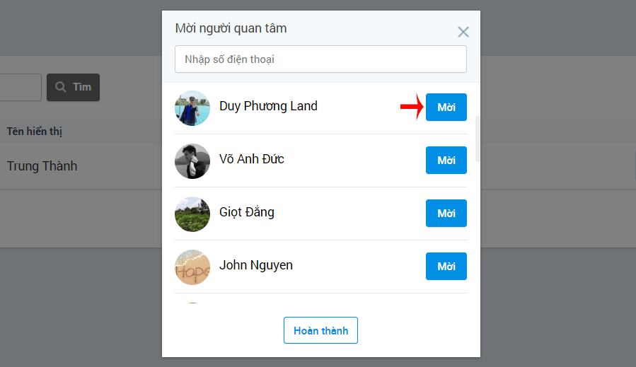 mời quan tâm oa Mời quan tâm OA