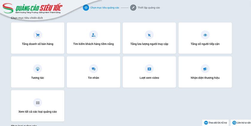 Chọn mục tiêu chiến dịch