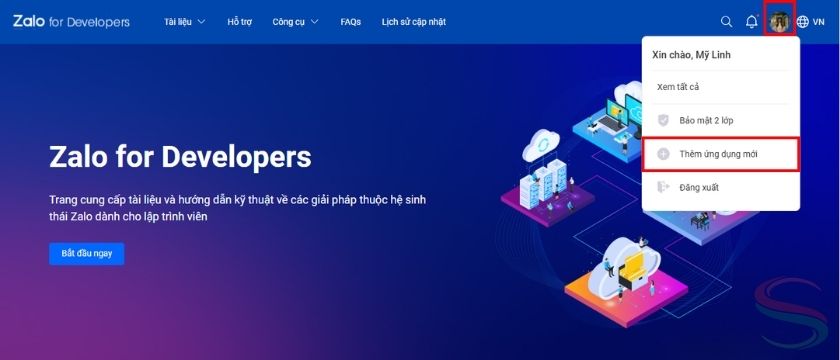 Cài đặt app mới