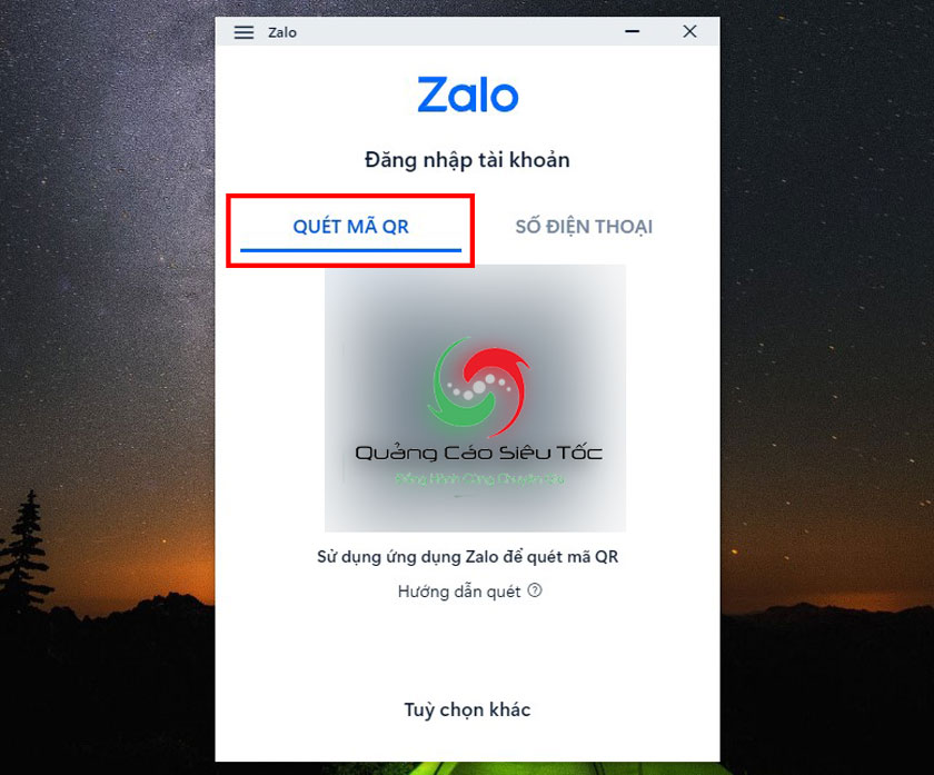 Đăng nhập Zalo trên máy tính không cần mật khẩu