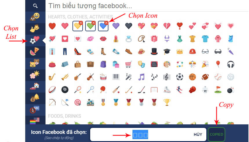 Full Trọn Bộ Biểu Tượng Icon Facebook ĐẸP Mới Nhất 2024