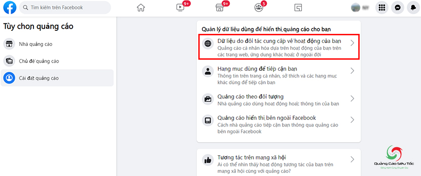 Cách tắt quảng cáo của facebook