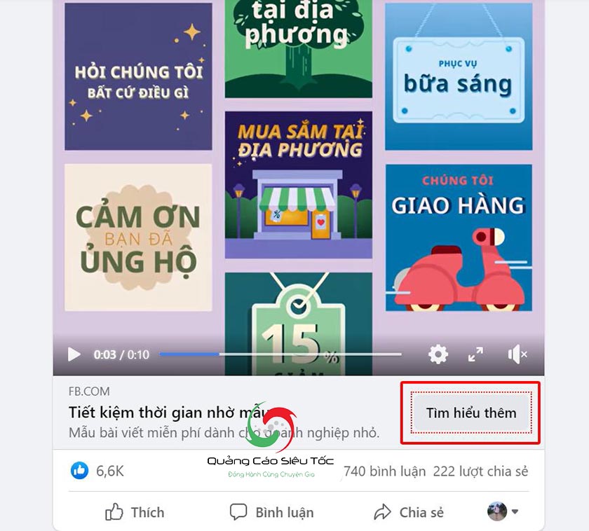  cách chạy quảng cáo facebook Click to web