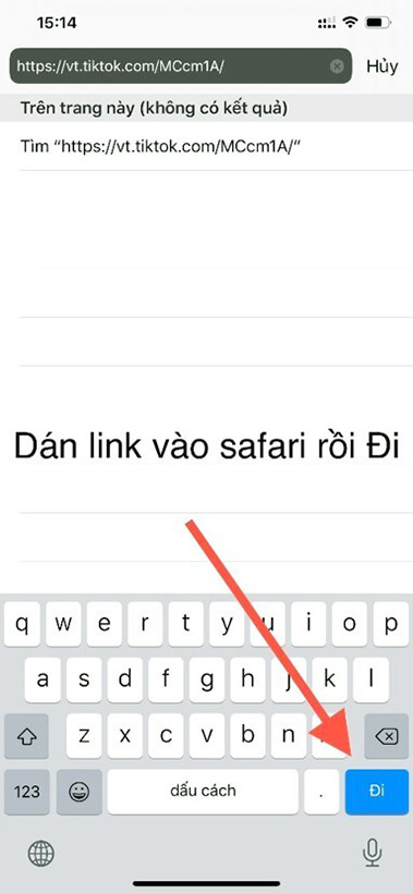 dán url tiktok