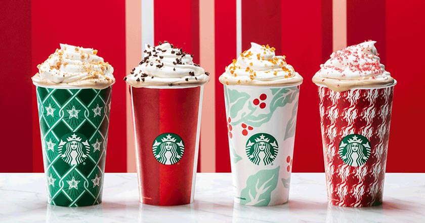 Cà phê Starbucks phiên bản giáng sinh