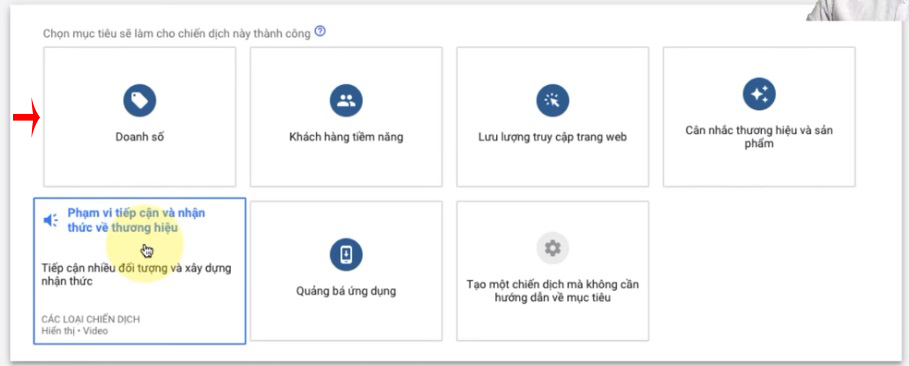 chọn loại chiến dịch google shopping chọn loại chiến dịch google shopping