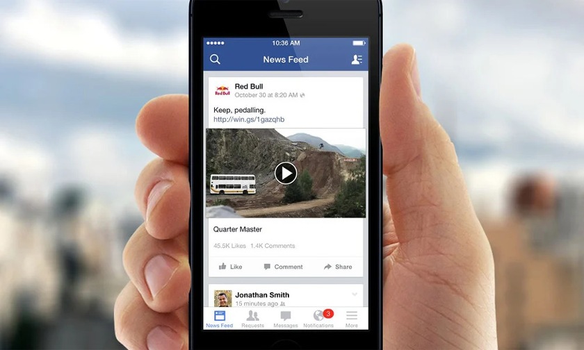 size video Facebook Ads