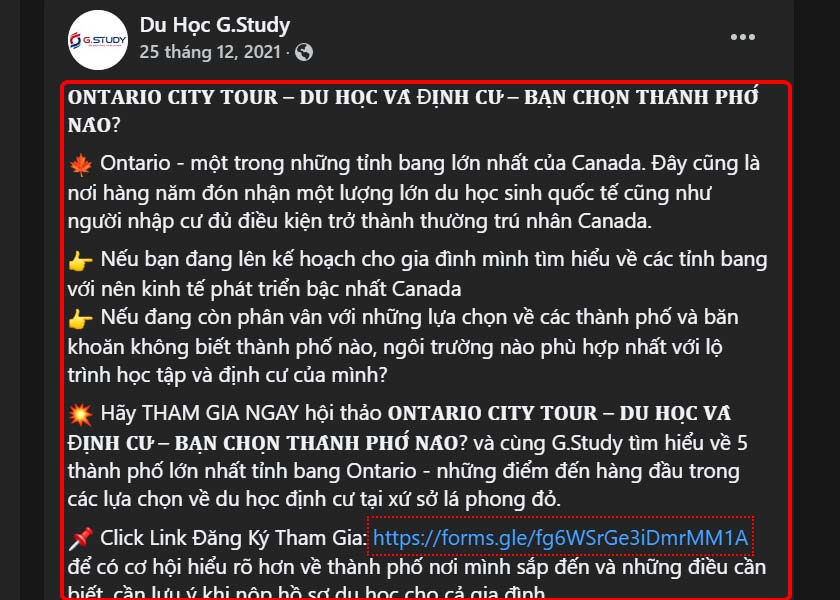 Content du học lôi cuốn Content du học lôi cuốn