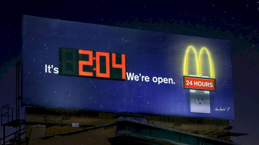 Billboard của McDonald’s