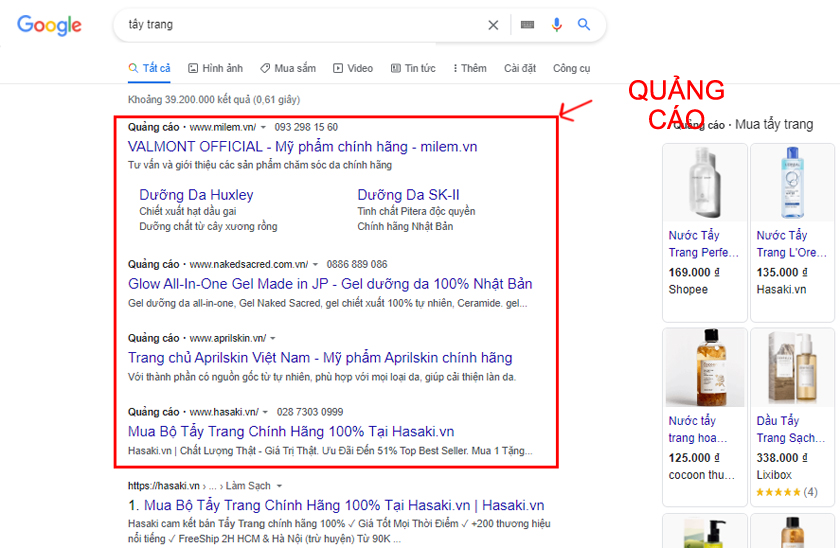Quảng cáo Google Quảng cáo Google