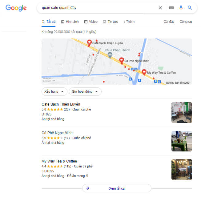 Tối ưu hóa website cho các tìm kiếm địa phương Tối ưu hóa website cho các tìm kiếm địa phương