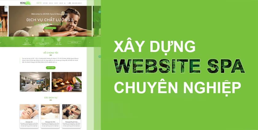 Xây dựng Website kinh doanh Spa