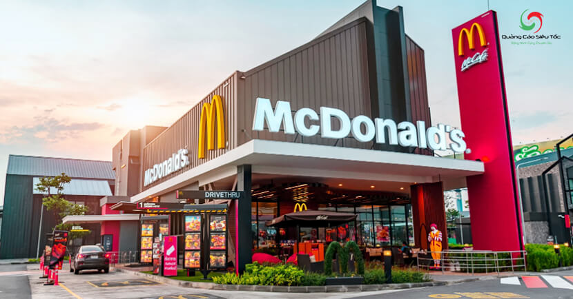 mcdonald sử dụng tiếp thị đại trà