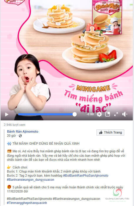 mini game facebook yêu cầu đầu tư về hình ảnh 