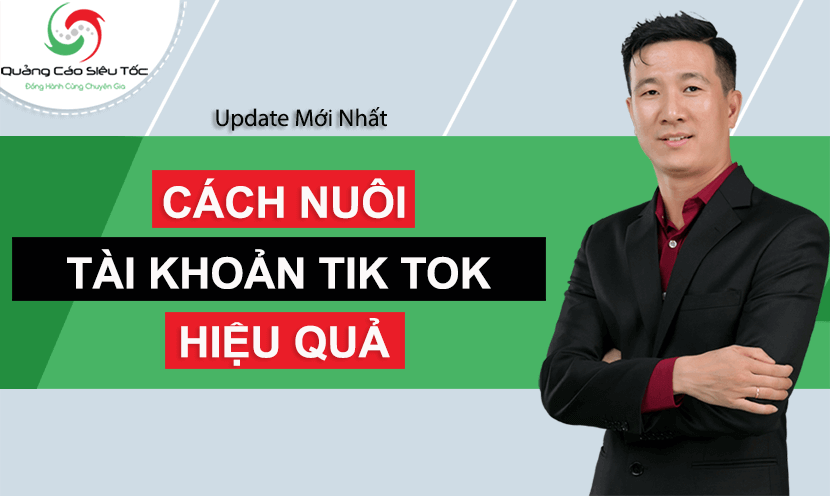 nuôi tài khoản tiktok