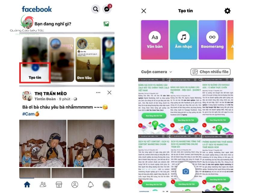 Cách tag bạn bè trên story Facebook