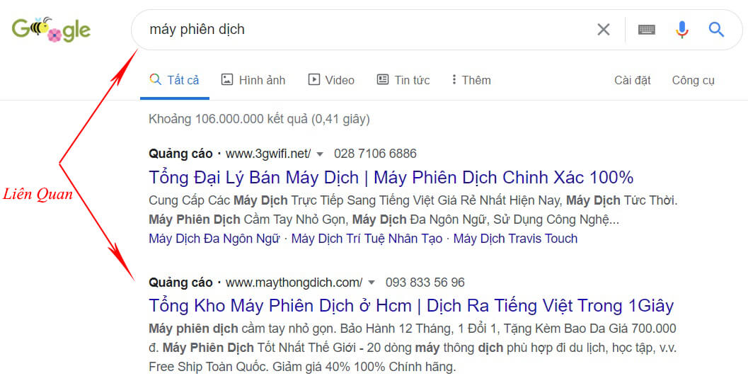 tăng điểm chất lượng google adwords tối ưu giá thầu