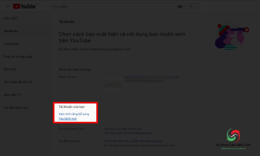 Hướng Dẫn Cách Tạo Nhiều Kênh Youtube Từ 1 Tài Khoản