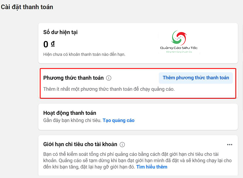 thanh toán tiền quảng cáo facebook thanh toán tiền quảng cáo facebook