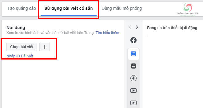 Dồn ngân sách quảng cáo vào một bài viết trên Fanpage để tối ưu hiệu quả