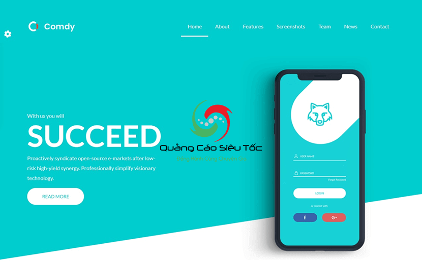landing page