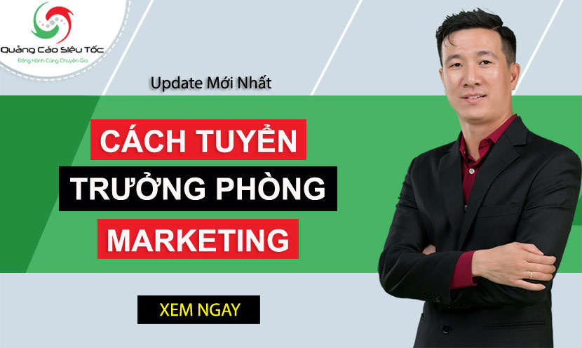 Banner tuyển trưởng phòng Marketing