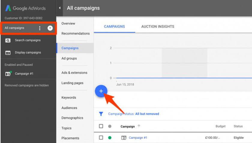 Tạo chiến dịch mới