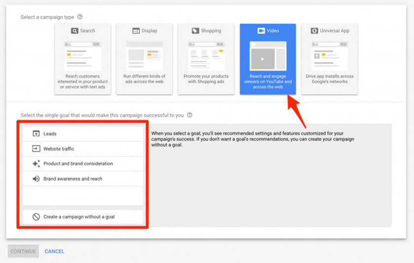 Tạo chiến dịch quảng cáo mới