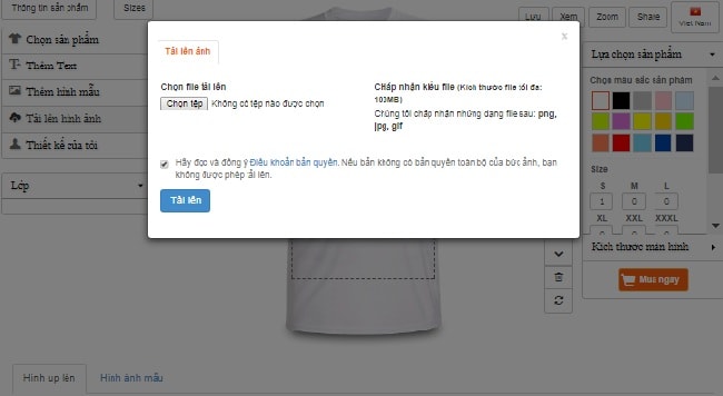 app thiết kế áo thun cách tải hình ảnh