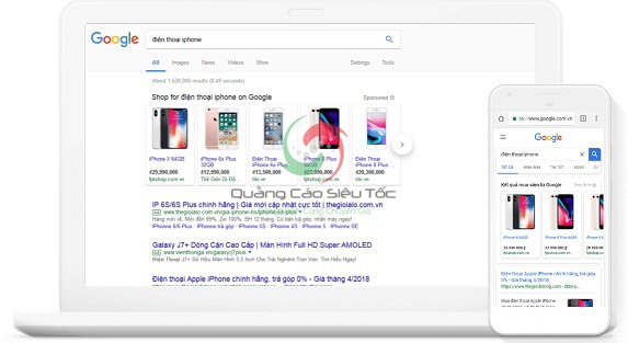 cách liên kết tài khoản merchant với adwords