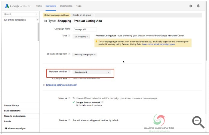 Hướng dẫn cách tạo quảng cáo Google Shopping
