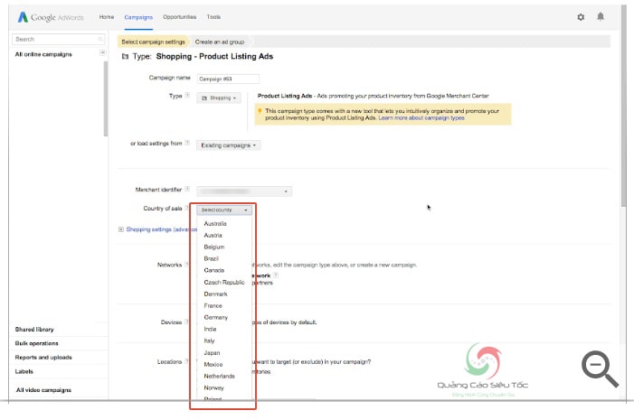 Hướng dẫn cách tạo quảng cáo Google Shopping