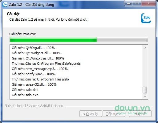 cai dat zalo phien ban moi