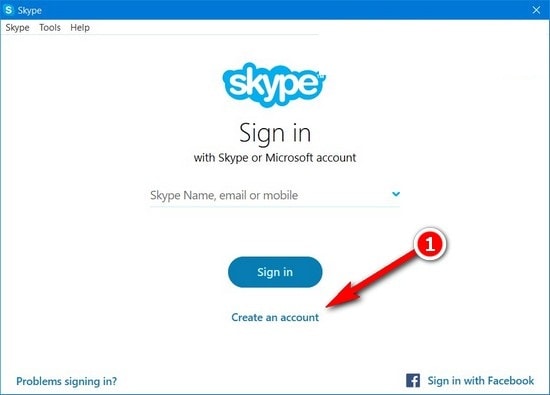 cách tạo skype trên máy tính