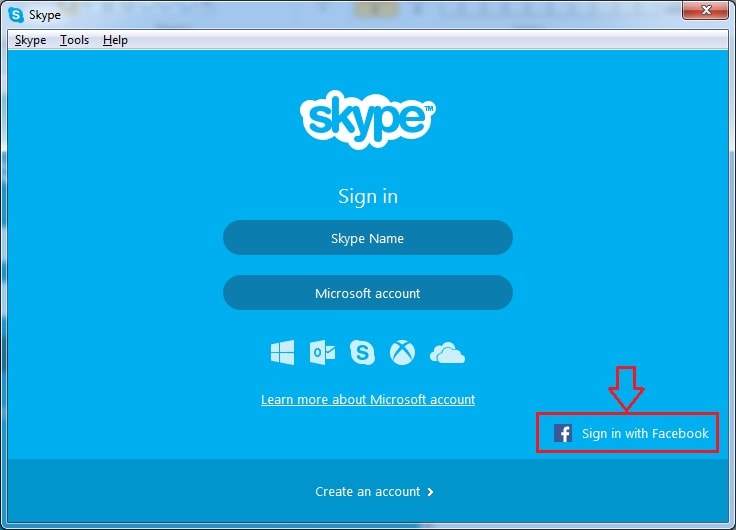 đăng nhập skype bằng facebook đăng nhập skype trên web