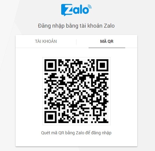đăng nhập zalo chat