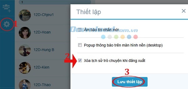 đăng nhập zalo trên web